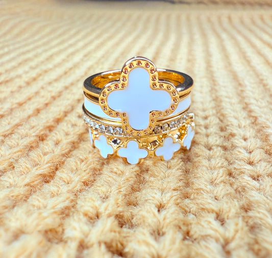 White Clover Rings