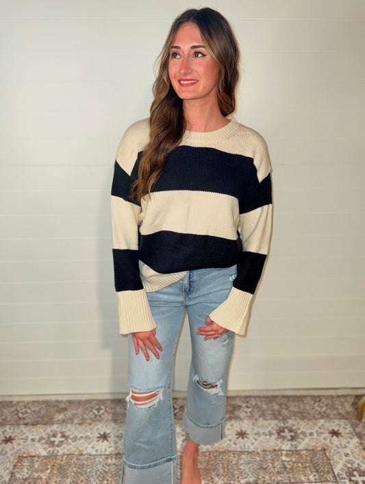 Striped Pullover Sweater