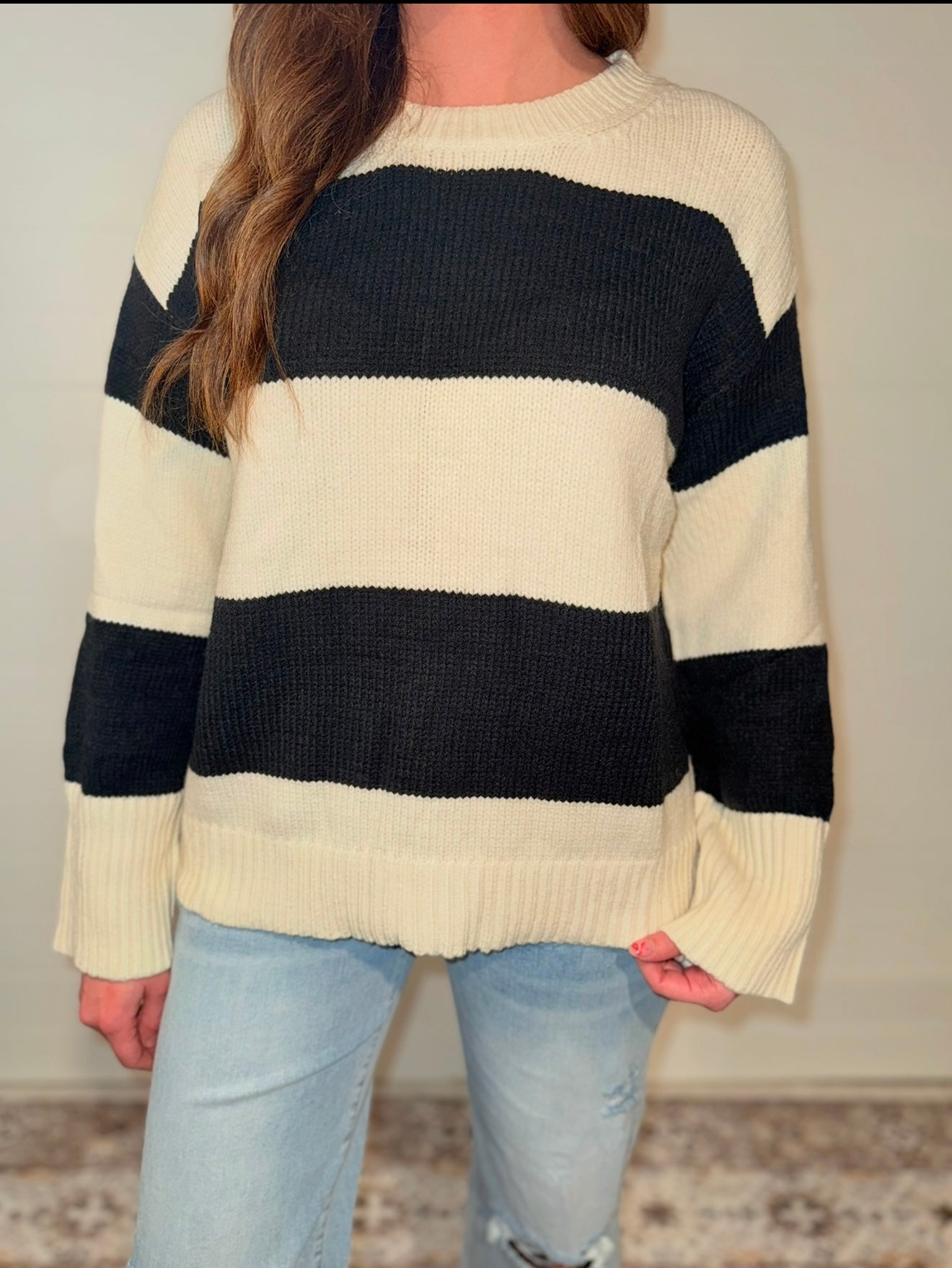 Striped Pullover Sweater