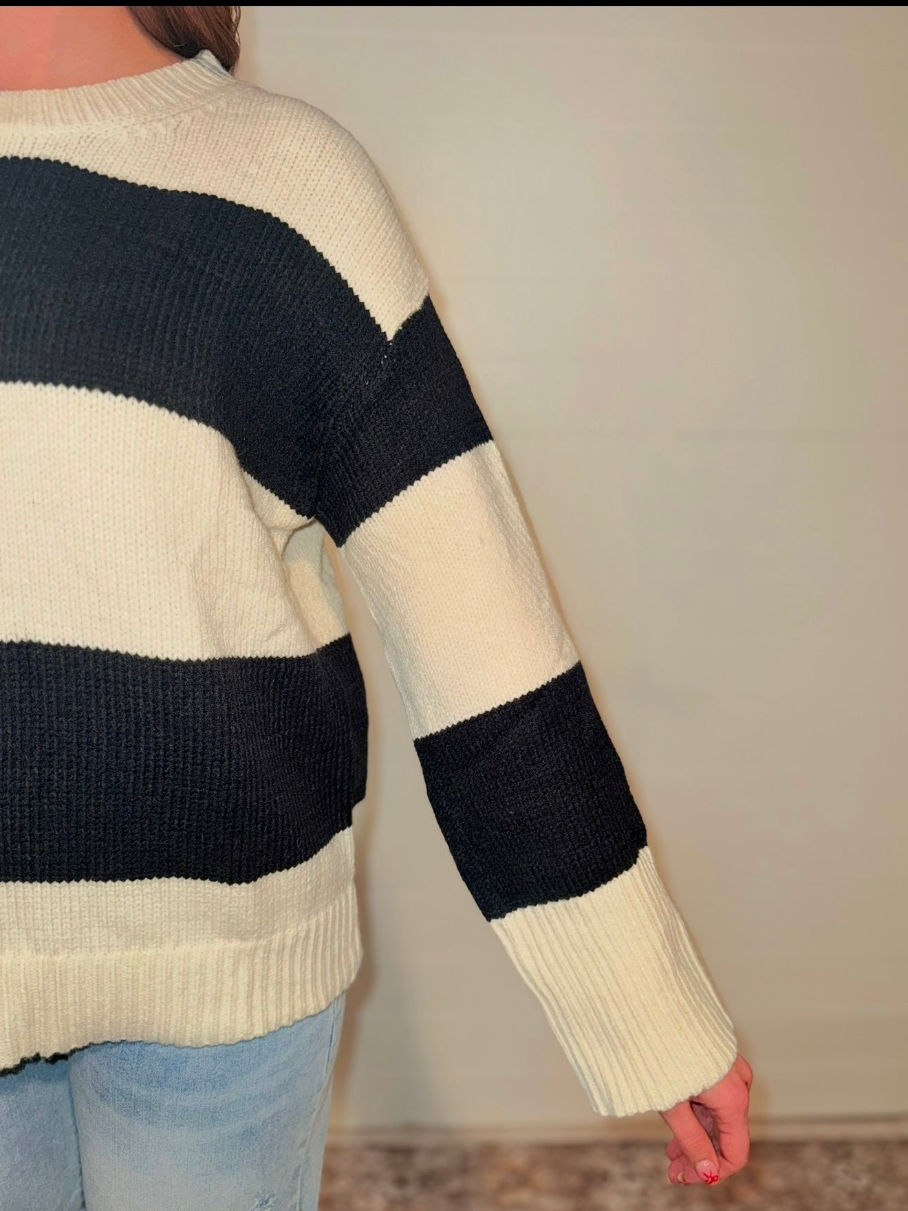 Striped Pullover Sweater