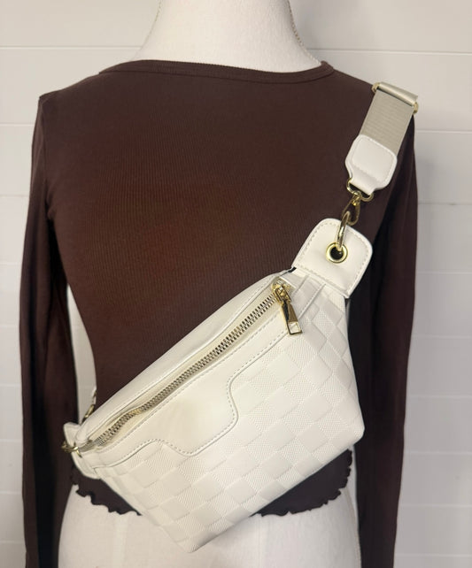 Checkered Crossbody